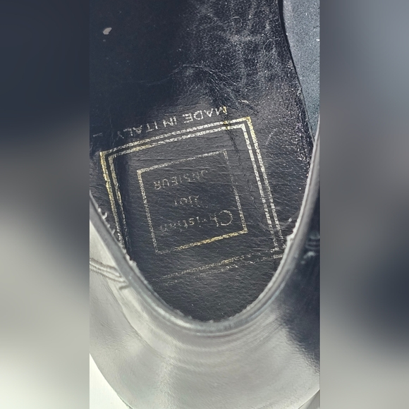 Men's CHRISTIAN DIOR Black Dress SHOES 11 - Picture 8 of 16